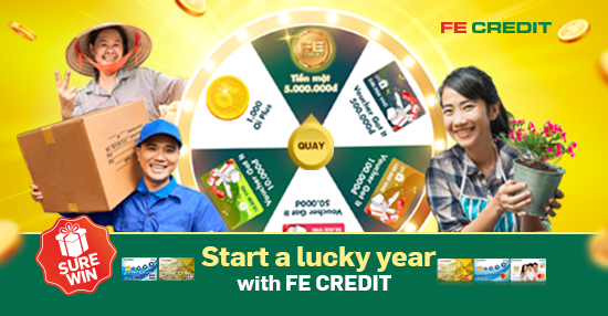 START A LUCKY YEAR WITH FE CREDIT